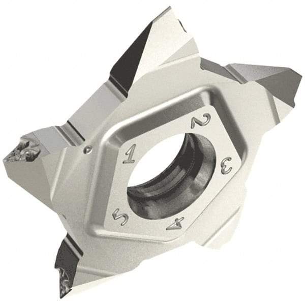 Iscar - PENTA24A WT Grade IC908, External ISO Threading Insert - Right Hand Insert, TiAlN Finish, Carbide - Americas Industrial Supply