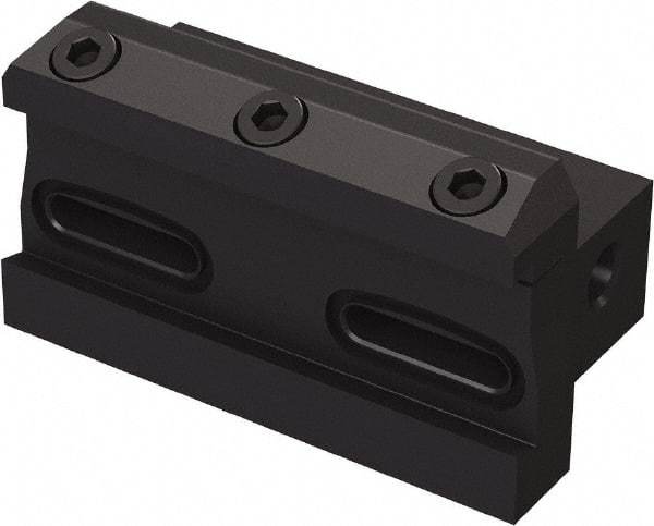 Seco - Tool Block Style 150.10-JETI, 20mm Blade Height, 95mm OAL, 32mm OAH, Indexable Cutoff Blade Tool Block - 3/4" Shank Height, 3/4" Shank Width, Reversible, Through Coolant, Series Jetstream - Americas Industrial Supply