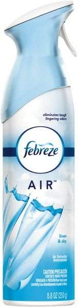 Febreze - 8.8 oz Aerosol Can Air Freshener - Liquid, Linen & Sky Scent - Americas Industrial Supply