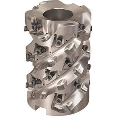 Seco - 28 Inserts, 63mm Cut Diam, 27mm Arbor Diam, 81mm Max Depth of Cut, Indexable Square-Shoulder Face Mill - 90° Lead Angle, 93mm High, LOEX-12 Insert Compatibility, Through Coolant, Series R220.94 - Americas Industrial Supply