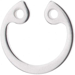 Rotor Clip - 34mm Bore Diam, Stainless Steel Metric Internal Snap Retaining Ring - Americas Industrial Supply