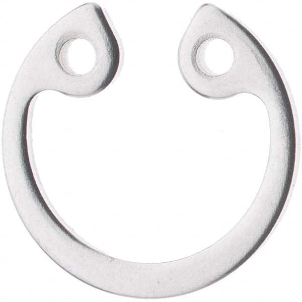 Rotor Clip - 60mm Bore Diam, Stainless Steel Metric Internal Snap Retaining Ring - Americas Industrial Supply