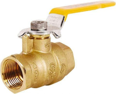 Legend Valve - 3/4" Pipe, Full Port, Brass Full Port Ball Valve - 2 Piece, FNPT x FNPT Ends, Lever Handle, 600 WOG, 150 WSP - Americas Industrial Supply