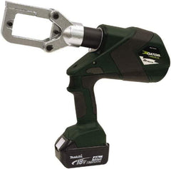 Greenlee - 6 Ton Electric Crimper - Includes 18V Li-Ion Battery, Charger, Carrying Case - Americas Industrial Supply