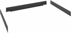 Tennsco - Steel Workbench & Workstation Side and Back Rail Kit - 36" Deep, Use with Tennsco Workbench - Americas Industrial Supply