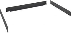 Tennsco - Steel Workbench & Workstation Side and Back Rail Kit - 30" Deep, Use with Tennsco Workbench - Americas Industrial Supply