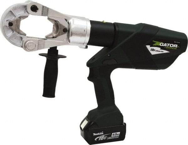 Greenlee - 15 Ton Electric Crimper - Includes Lithium-Ion Battery, Charger, Carrying Case - Americas Industrial Supply