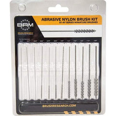 Brush Research Mfg. - 0.032" to 0.189" Bore Diam, 800 Grit, Diamond Flexible Hone - Fine, 3" OAL - Americas Industrial Supply