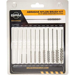 Brush Research Mfg. - 1mm Bore Diam, 800 Grit, Diamond Flexible Hone - Fine, 3" OAL - Americas Industrial Supply
