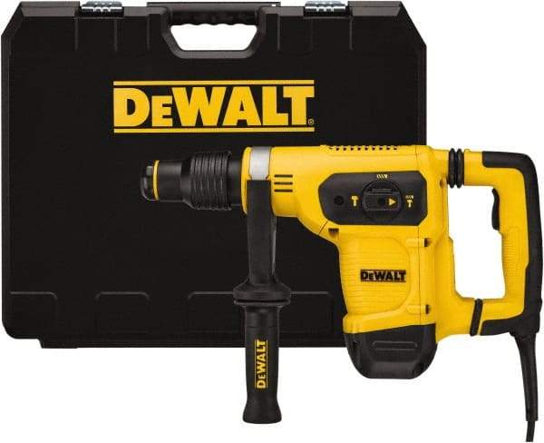 DeWALT - 120 Volt 1" SDS Max Chuck Electric Rotary Hammer - 0 to 3,150 BPM, 0 to 540 RPM, Reversible - Americas Industrial Supply