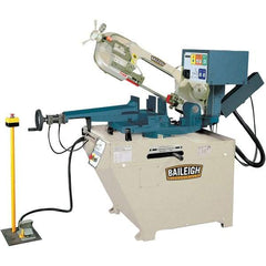 Baileigh - 10.59 x 4.33" Semi-Automatic Combo Horizontal & Vertical Bandsaw - 1 Phase, 60° Right, 45° Left Vise Angle of Rotation, 1.5 hp, 220 Volts, Frequency Drive - Americas Industrial Supply