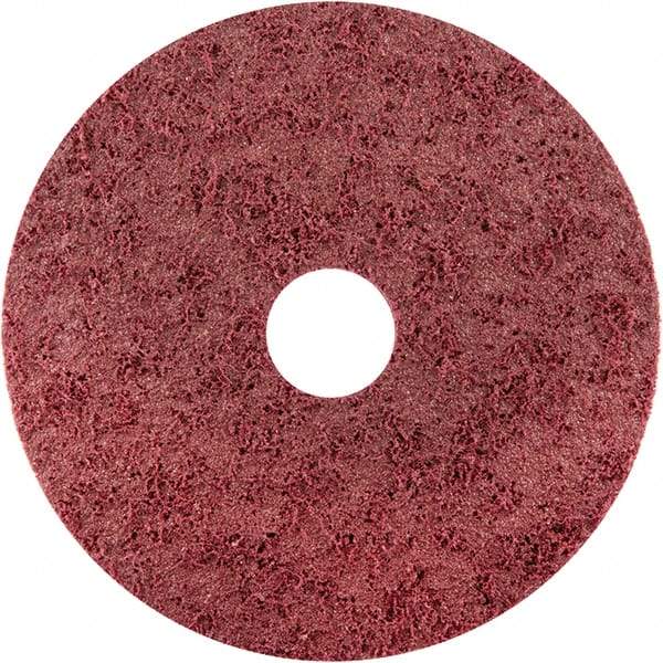 Norton - 7" Diam, Aluminum Oxide Hook & Loop Disc - Medium Grade, Nonwoven, - Americas Industrial Supply