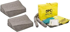 Brady SPC Sorbents - 44 Gal Capacity per Package, Universal Pad - 19" Long x 15" Wide, Polypropylene - Americas Industrial Supply