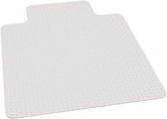 Ability One - 48" Long x 36" Wide, Chair Mat - Rectangular, Beveled Edge Style - Americas Industrial Supply