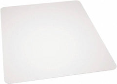 Ability One - 60" Long x 46" Wide, Chair Mat - Rectangular, Beveled Edge Style - Americas Industrial Supply