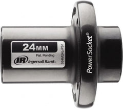 Ingersoll-Rand - 1/2" Drive 24mm Standard Magnetic Nonsparking Universal Impact Socket - 6 Points, 3-1/10" OAL - Americas Industrial Supply