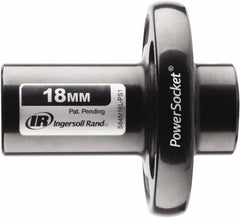 Ingersoll-Rand - 1/2" Drive 18mm Standard Magnetic Nonsparking Universal Impact Socket - 6 Points, 3-1/10" OAL - Americas Industrial Supply