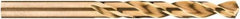 DeWALT - 8.73mm 135° Cobalt Jobber Drill - None Finish, Right Hand Cut, Spiral Flute, Straight Shank, 123mm OAL, Split Point - Americas Industrial Supply