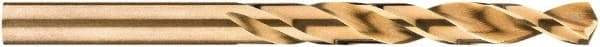 DeWALT - 11.91mm 135° Cobalt Jobber Drill - None Finish, Right Hand Cut, Spiral Flute, Straight Shank, 149mm OAL, Split Point - Americas Industrial Supply