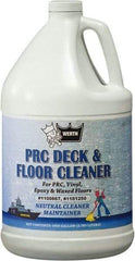 Werth Sanitary Supply - 1 Gal Plastic Bottle Floor Cleaner - Use on All Types of Flooring - Americas Industrial Supply
