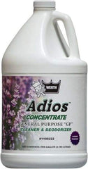 Werth Sanitary Supply - 1 Gal Bottle Cleaner/Degreaser - Liquid, Biodegradable Cleaner & Degreaser, Butyl-Free, Phosphate-Free, Water-Based, No VOC, Lavender - Americas Industrial Supply