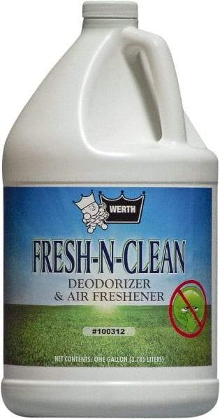 Werth Sanitary Supply - 1 Gal Bottle Odor Neutralizer - Liquid, Fresh Scent, Concentrated, Environmentally Safe - Americas Industrial Supply