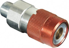 TK Simplex - 3/8 NPTF Hydraulic Hose Male Flush Face Coupler - 10,000 psi - Americas Industrial Supply