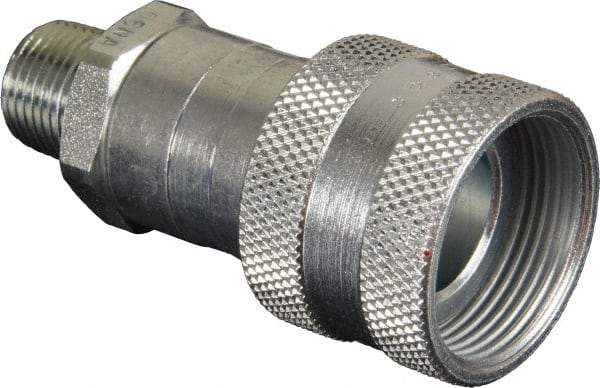 TK Simplex - 3/8 NPTF Hydraulic Hose High-Flow Male Coupler - 10,000 psi - Americas Industrial Supply