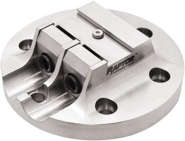 Raptor Workholding - 3/4" Jaw Width, 1.3" High Dovetail Vise - For Use with 4 & 5 Axis Workholding Systems - Americas Industrial Supply