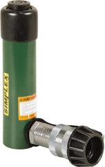 TK Simplex - 3-1/8" Stroke, 5 Ton Portable Hydraulic Single Acting Cylinder - 0.99 Sq In Effective Area, 2.98 Cu In Oil Capacity, 6.52 to 9.65" High, 1" Cyl Bore Diam, 1-1/8" Plunger Diam, 10,000 Max psi - Americas Industrial Supply