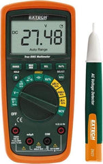 Extech - MN62-K, CAT IV, 600 VAC/VDC, Digital True RMS Multimeter - 40 mOhm, Measures Voltage, Capacitance, Current, Frequency, Resistance - Americas Industrial Supply