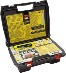 Extech - Digital LCD Display, 500,000 Megohm Electrical Insulation Resistance Tester & Megohmmeter - 10 kV Max Test Voltage, Powered by C Battery - Americas Industrial Supply