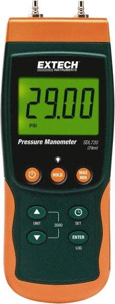 Extech - Differential Pressure Gauges & Switches Type: Differential Pressure Manometer Maximum Pressure (psi): 29.00 - Americas Industrial Supply