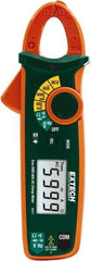 Extech - MA61, CAT III, Digital True RMS Clamp Meter with 0.7" Clamp On Jaws - 600 VAC/VDC, 60 AC Amps, Measures Voltage, Capacitance, Continuity, Current, Frequency, Resistance - Americas Industrial Supply