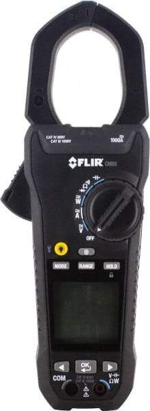 FLIR - CM85, CAT IV, Digital True RMS Wireless Clamp Meter with 1.77" Clamp On Jaws - 1000 VAC/VDC, 1000 AC/DC Amps, Measures Voltage, Capacitance, Current, Frequency, Resistance - Americas Industrial Supply