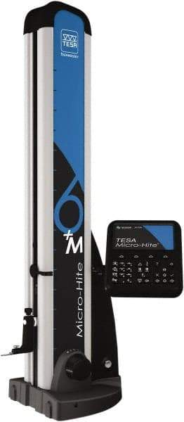 TESA Brown & Sharpe - 14" Electronic Height Gage - 0.001, 0.0001, 0.00001" Resolution, Accurate to 0.00007", Hybrid Touch Screen and Touch Pad Display, USB, RS-232 Data Output - Americas Industrial Supply