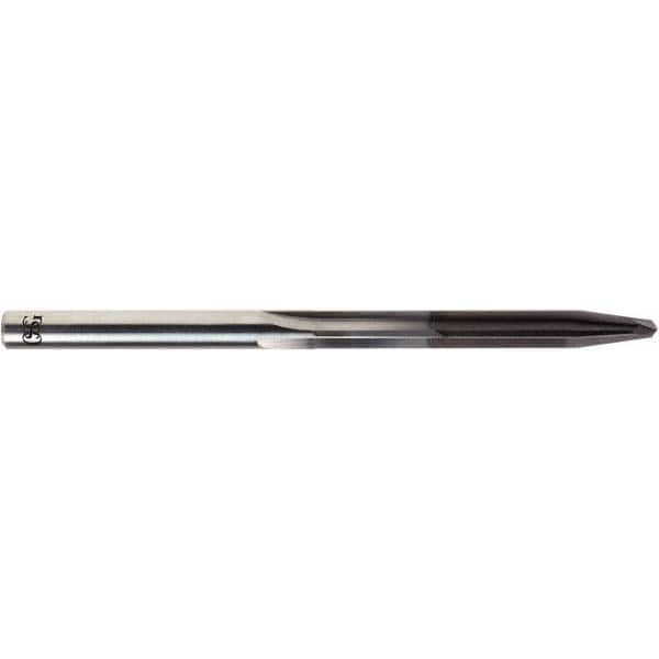 OSG - 3/8", 118° Point, Solid Carbide Straight Flute Drill Bit - Americas Industrial Supply