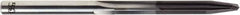 OSG - 2.5mm Reamer Diam, 0.573" Flute Length, Combo Drill & Reamer - 3" OAL, Right Hand Cut, Carbide, Diamond Finish - Americas Industrial Supply