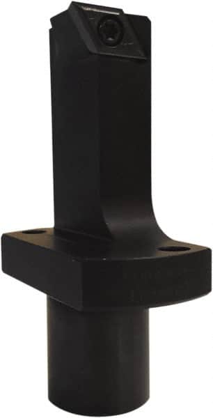 Kyocera - KSTB, Right Hand Cut, 3° Lead Angle, 22mm Shank Height x 22mm Shank Width, Positive Rake Indexable Turning Toolholder - 91.57mm OAL, DCET 325.., DCGT 32.5.. Insert Compatibility, Series KSTB - Americas Industrial Supply