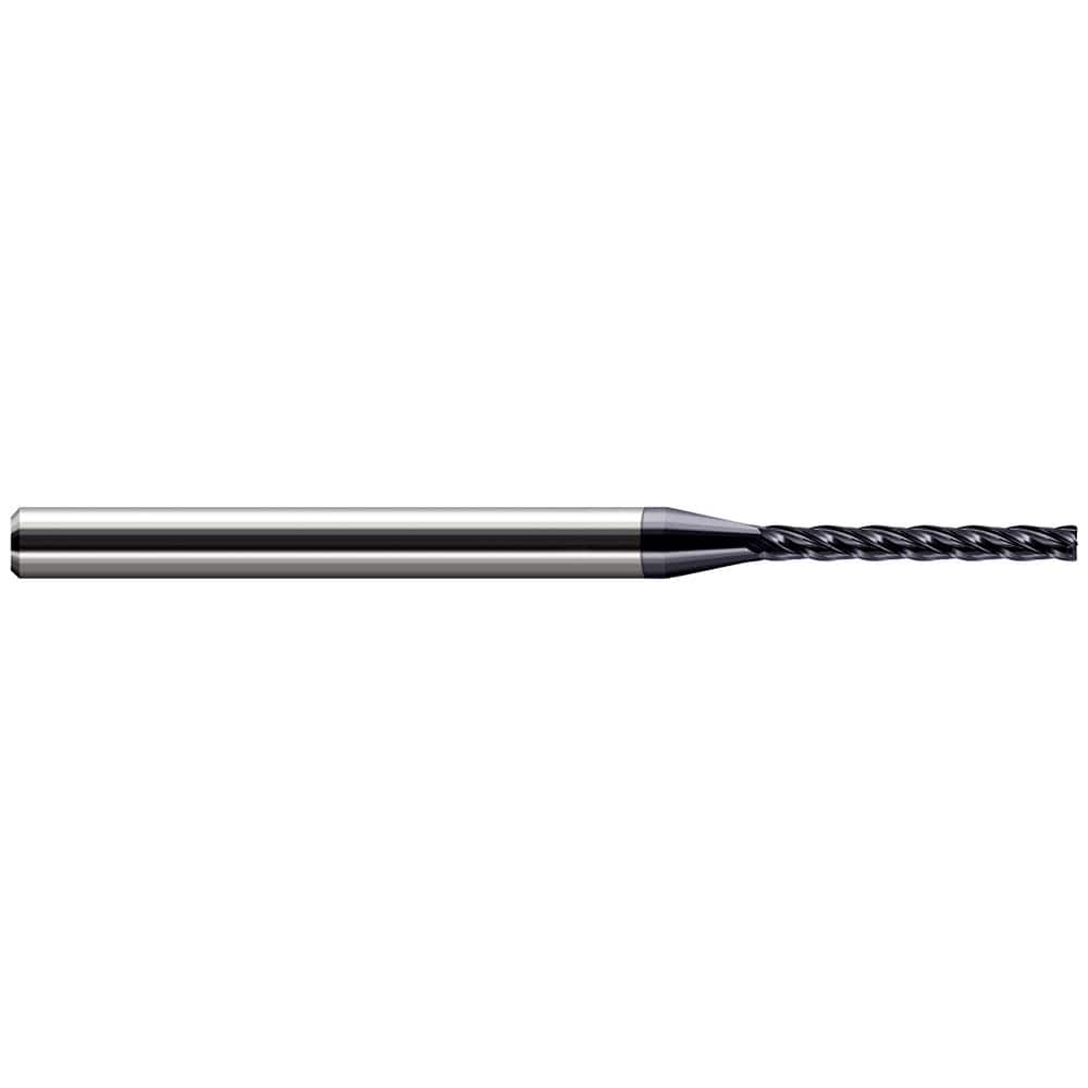 Harvey Tool - Corner Radius & Corner Chamfer End Mills; Mill Diameter (Inch): 1/8 ; Mill Diameter (Decimal Inch): 0.1250 ; End Type: Corner Radius ; Corner Radius (Inch): 1/64 ; Corner Radius (Decimal Inch): 0.0150 ; Number of Flutes: 4 - Exact Industrial Supply