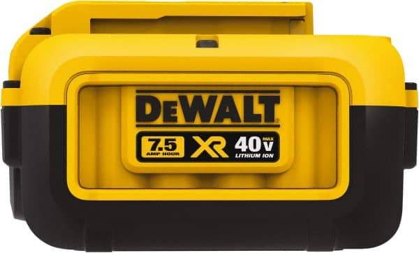 DeWALT - 40 Volt Lithium-Ion Power Tool Battery - 7.5 Ahr Capacity, 170 min Charge Time, Series 40V Max - Americas Industrial Supply