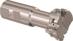 Seco - 50mm Cutting Diam 21mm Cutting Width, 6 Cutter Inserts, 32mm Shank Diam, Indexable T-Slot Cutter - Insert Style LNK. 08.., 120mm OAL, 2 Flutes - Americas Industrial Supply