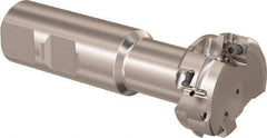 Seco - 37.32mm Cutting Diam 15.91mm Cutting Width, 5 Cutter Inserts, 1" Shank Diam, Indexable T-Slot Cutter - Insert Style LNK. 08.., 110mm OAL, 2 Flutes - Americas Industrial Supply