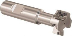 Seco - 24.6mm Cutting Diam 9.83mm Cutting Width, 4 Cutter Inserts, 3/4" Shank Diam, Indexable T-Slot Cutter - Insert Style SPMX 07.., 90mm OAL, 2 Flutes - Americas Industrial Supply