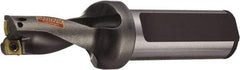 Sandvik Coromant - 1.237" Max Drill Depth, 2xD, 0.562" Diam, Indexable Insert Drill - 2 Inserts, 3/4" Shank Diam, Flange Shank - Americas Industrial Supply