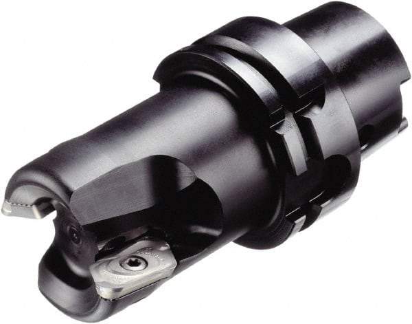 Sandvik Coromant - 2 Inserts, 25mm Cut Diam, 63mm Arbor Diam, 12mm Max Depth of Cut, Indexable Square-Shoulder Face Mill - 113mm High, R790-1604.. Insert Compatibility, Through Coolant, Series CoroMill 790 - Americas Industrial Supply