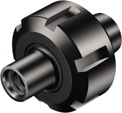 Sandvik Coromant - ER25 Taper Shank 19.2mm Hole End Mill Holder/Adapter - 19.2mm Nose Diam, 19mm Projection, Through-Spindle Coolant - Exact Industrial Supply