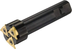 Sandvik Coromant - Shank Connection, 0.1575" Depth of Cut, 1.7323" Cutter Diam, 3 Tooth Indexable Slotting Cutter - 63/64" Shank Diam, 328-B Toolholder, 328R13-... Insert, Right Hand Cutting Direction - Americas Industrial Supply