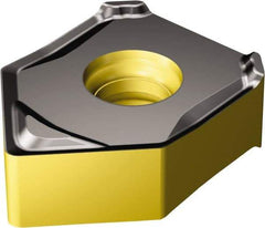 Sandvik Coromant - 345N1305 KW8 Grade 3330 Carbide Milling Insert - TiCN/Al2O3/TiN Finish, 5.56mm Thick, 13mm Inscribed Circle, 1mm Corner Radius - Americas Industrial Supply