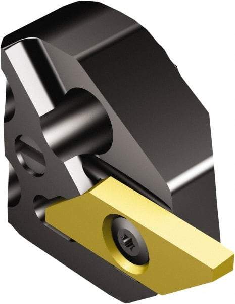 Sandvik Coromant - 570-xxR/LSMAL Insert, 14mm Head Length, Modular Grooving Cutting Unit Head - Left Hand Cut, System Size 32, Through Coolant, Series CoroCut XS - Americas Industrial Supply